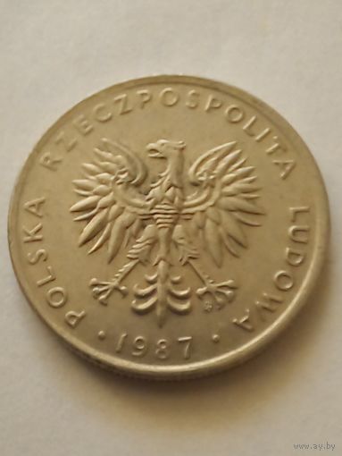 Польша 20 злотых 1987 г