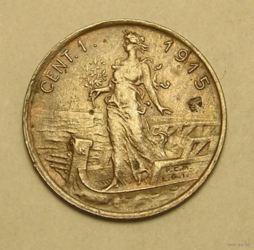 Италия 1 Чент. 1915