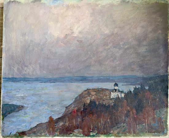 Картина А.С.Козловский 1923-2011 (На исходе дня) 1973г