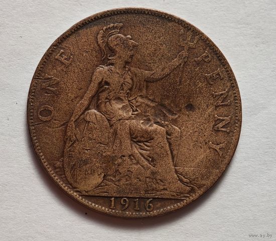 1916 год пенни Англия