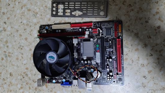 Комплект материнская плата Biostar N68S3B  с процессором 245 и памятью 2 Гб ddr3