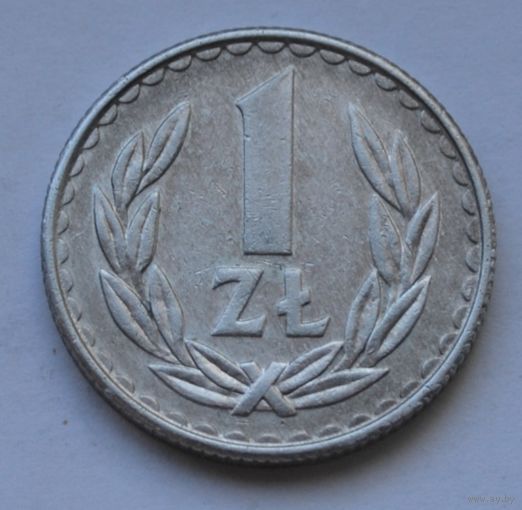 Польша, 1 злотый 1986 г.