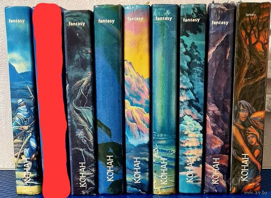 Книги из серии "Конан варвар" (комплект 8 книг) Одним лотом дешевле.