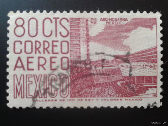 Мексика 1952 спортивный центр Mi-0,6 евро гаш.