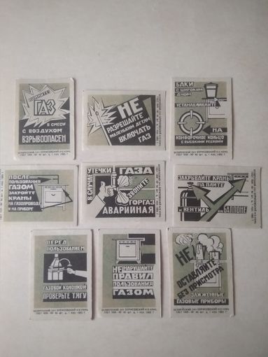 Спичечные этикетки ф.Борисов.Пожарная безопасность. 1965 год
