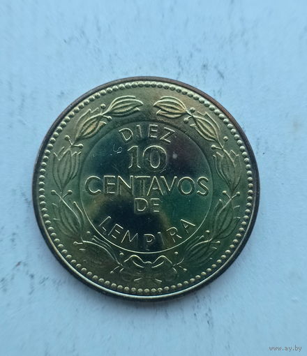 Гондурас 10 сентавос де лемпира 2010 год