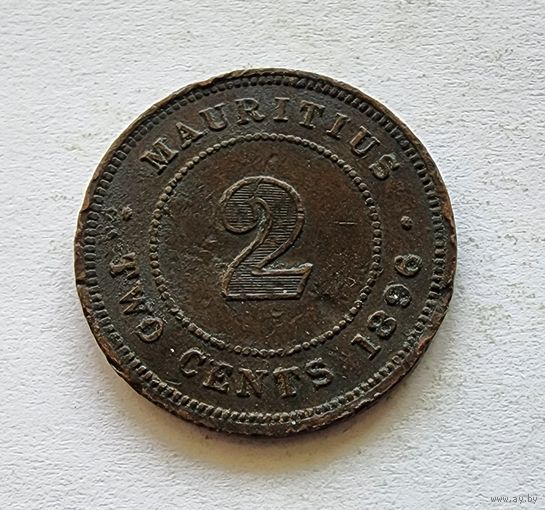 Маврикий 2 цента, 1896