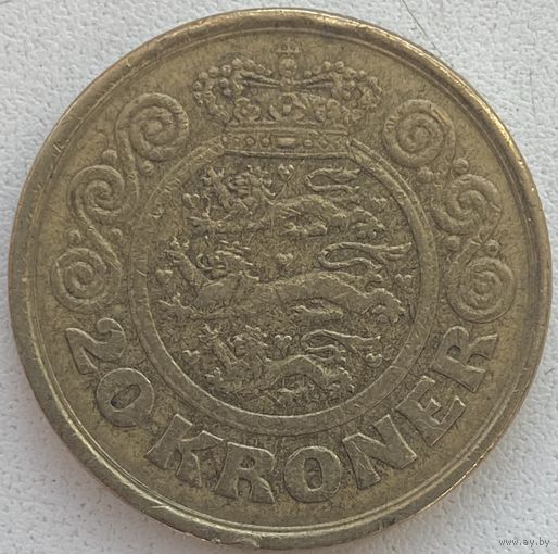 Дания 20 крон 1990 г.