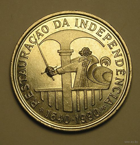 Португалия, 100 Эск. 1990 Независимость