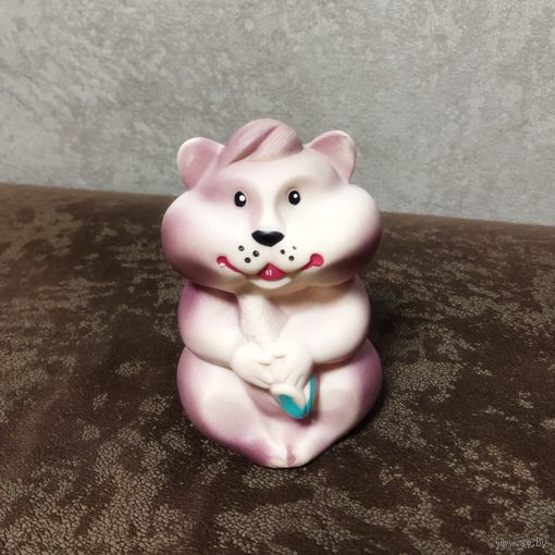 Игрушка. Хомяк. Ретро СССР. ПВХ.