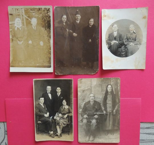 Фото "Семейное", 1930-1940-е гг., Зап. Бел.