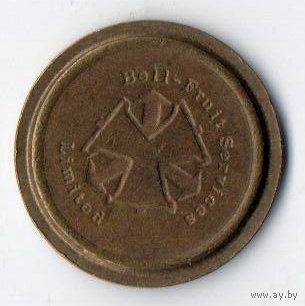 Токен - Bell-Fruit Services Limited Еврокоин. ВЕЛИКОБРИТАНИЯ.