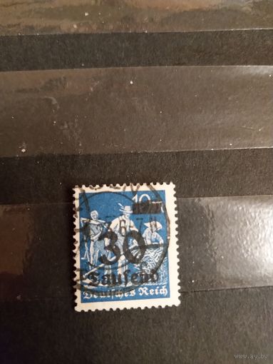 1923 Германия Рейх надпечатка (2-13)
