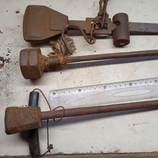 Безмен. Весы ручные СССР. 1969г. и 2 старинных . РАСПРОДАЖА КОЛЛЕКЦЫИ.