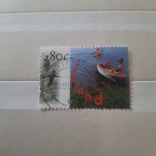 Нидерланды 1997. Купание в воде