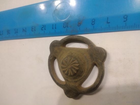 Старинный ременной распределитель. С рисунком. Находка