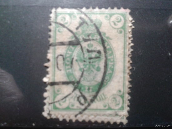 Россия, 1889. Стандарт, герб, 2 коп.