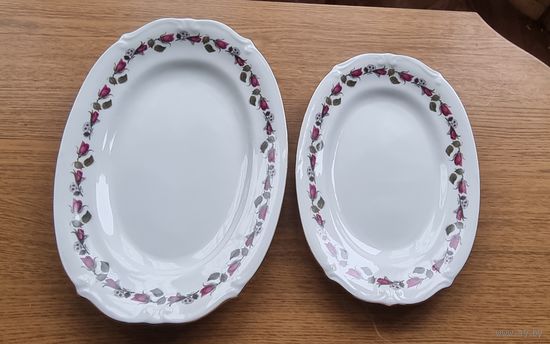 Набор для сервировки фабрики Ходзеж/Снodziez, Польша, винтаж, 2 шт. Лот 1.