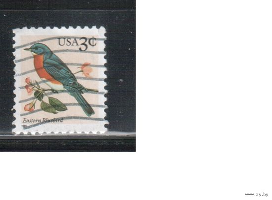 США-1996 (Мих.2702) , гаш. , Стандарт, Фауна, Птицы(одиночка), (2)