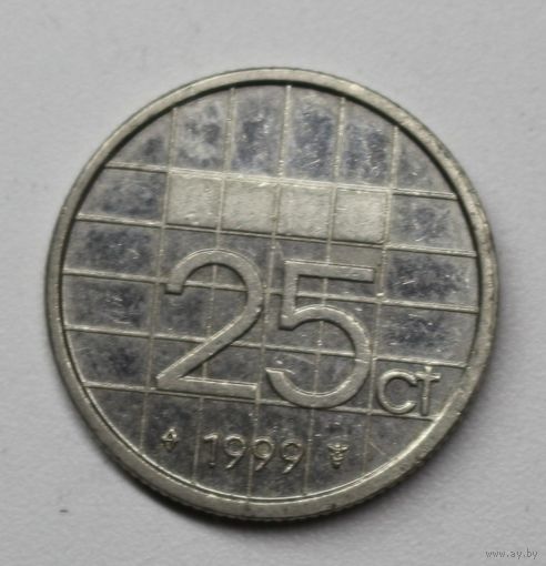 Нидерланды, 25 центов, 1999 год