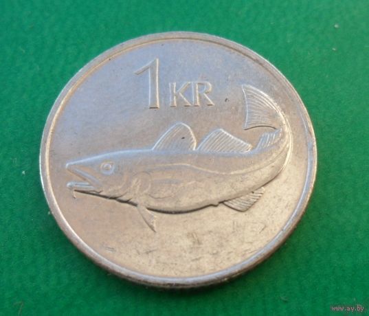 1 крона Исландия 2007 г.в.