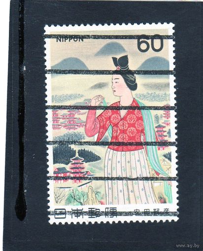 Япония. Mi:JP 1459. Нюкада-но-Окими и Нара весной, Юкихико Ясуда. Серия:Modern Art. 1981.