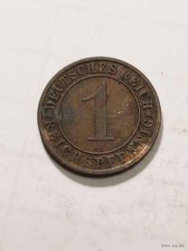 Германия 1 пфенинг 1934 А
