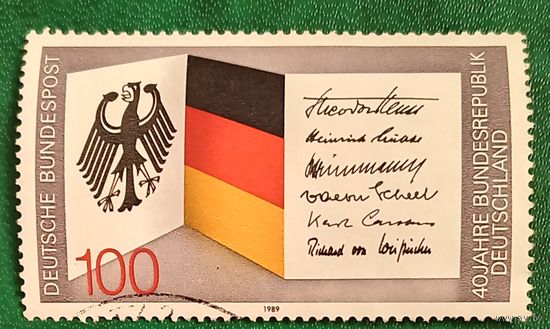 ФРГ 1989. 40 летие образования ФРГ