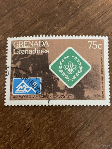 Гренада и Гренадины 1975. 14-й мировой слёт бойскаутов, Лиллехаммер, Норвегия. Марка из серии
