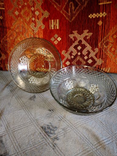 Салатник стеклянный 2 шт советское стекло