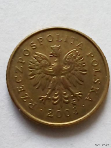 Польша 1 грош 2003 г.