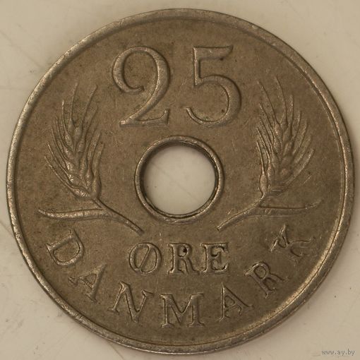 Дания 25 эре 1967 год