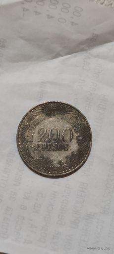 Колумбия 200 песос 2015