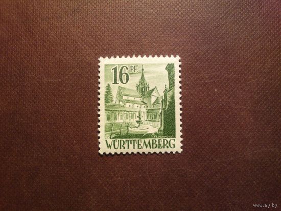 Германия . Вюртемберг 1947 г. (французская зона).Монастырь Бебенхаузен ./19а/