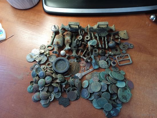 Копанина разная. Монеты, пуговицы, кольца, конина и т.д.