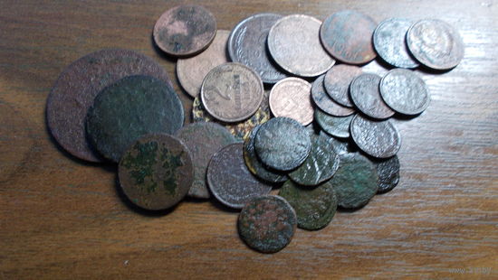 Монеты для опытов/ 30шт с 0,05 копеек