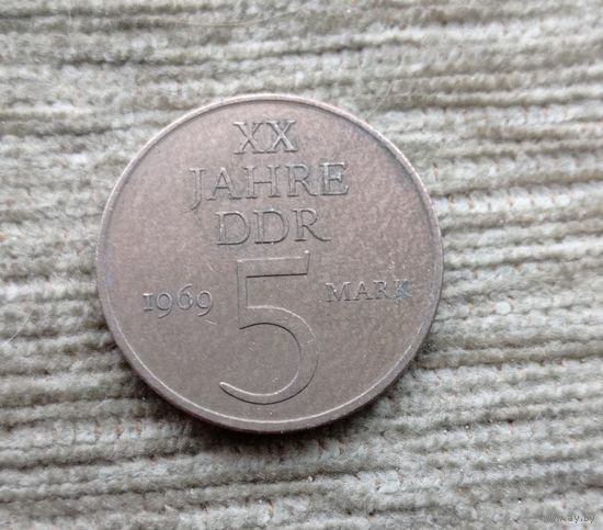 Werty71 Германия ГДР 5 марок 1969