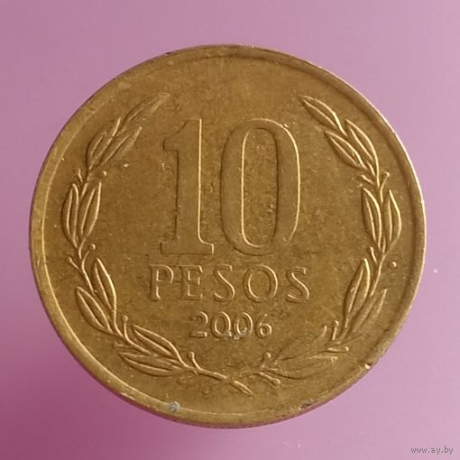 Чили 10 песо 2006