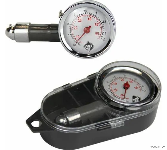 Манометр шинный металлический NOVA BRIGHT