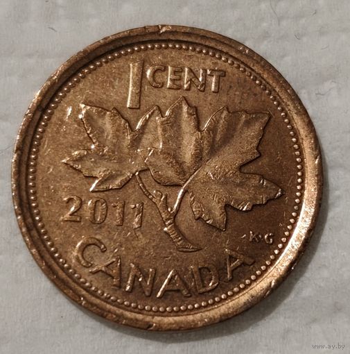 Канада 1 цент, 2011 Не магнетик (14-13-11)