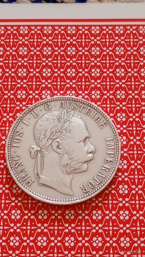 Австрия 1 флорин 1890