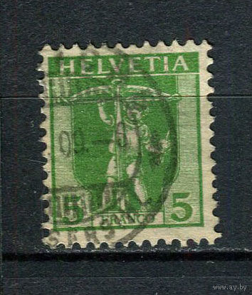 Швейцария - 1907 - Сын Вильгельма Телля с арбалетом 5с - [Mi.97] - 1 марка. Гашеная.  (Лот 104CB)