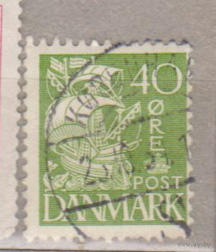 Флот  Корабли Парусники Каравелла Дания 1927 год  лот 1019