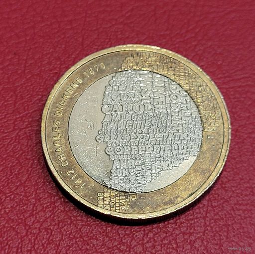 Великобритания 2 фунта 2012 Диккенз