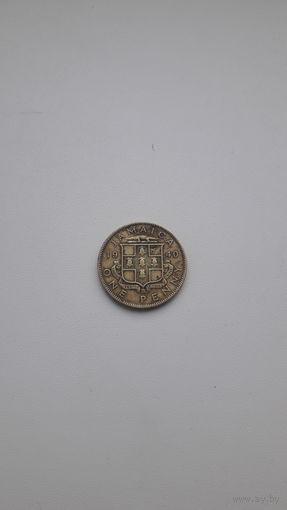 БРИТАНСКАЯ ЯМАЙКА 1 пенни 1940 год