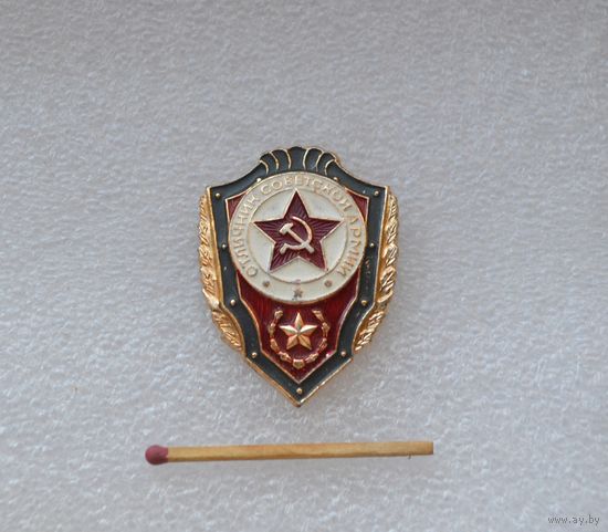 Отличник Советской Армии.