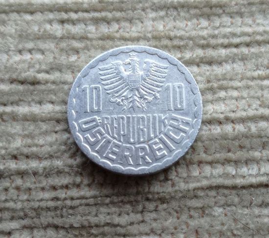 Werty71 Австрия 10 грошей 1987 орёл