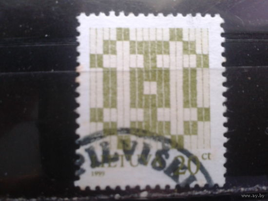 Литва, 1999, Стандарт, орнамент, 20 ct