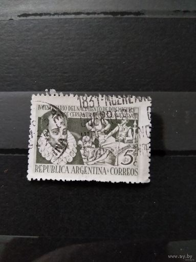 1947 Аргентина Сервантес культура выпускалась одиночкой (2-15)