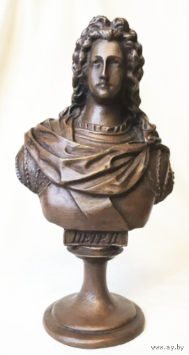 Бюст Петр II Бронза